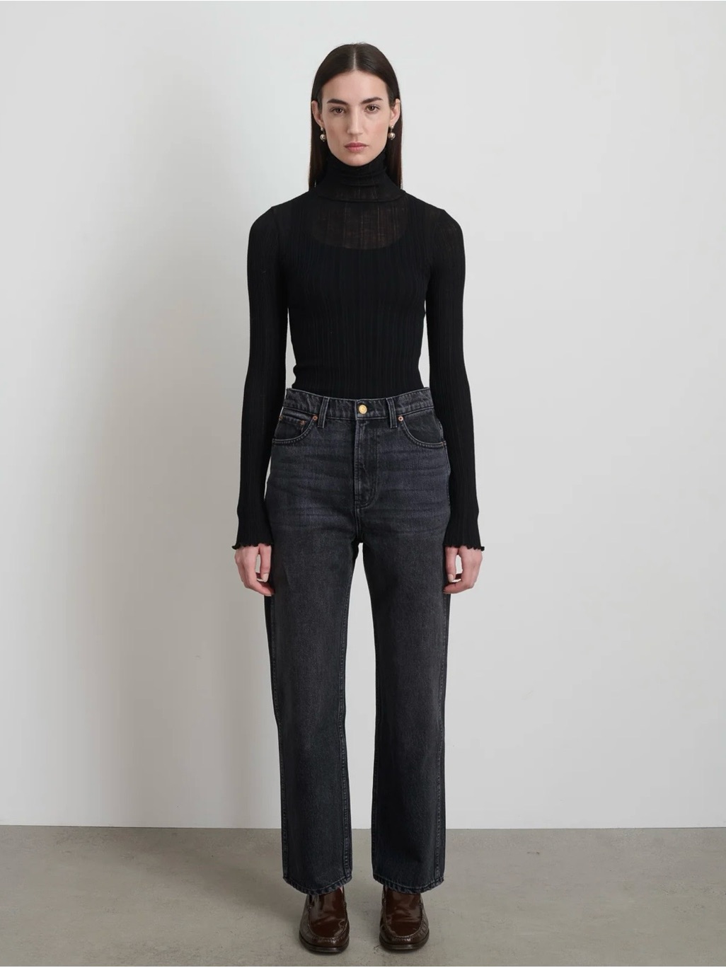 B Sides Plein Jeans In Stil Black